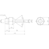 日機 ポイントフィットノズル PT3/8 L50 ポイントフィットノズル PT3/8 L50 NNPT 画像2