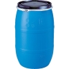 サンコー プラスチックドラムオープンタイプ 850007 PDO120L-1ブルー SKPDO-120L-1-BL