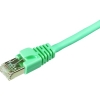 コーニング Cat6A STPパッチコード1m 青緑 VOL-6ASFL-L1-TL