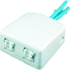 コーニング Cat5e RJ45モジュラージャック露出型アウトレットセット 2ポート VOL-SMB-2TK5