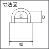 ブルク ヴェヒター シリンダー南京錠 “プロフィ” 116-30SB シリンダー南京錠 “プロフィ” 116-30SB 3151 画像2