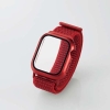 ELECOM Apple Watch41mm用フルカバーケース ファブリックバンド AW-21BBCFBRD