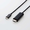 ELECOM USB Type-C(TM)用HDMI変換ケーブル USB Type-C(TM)用HDMI変換ケーブル CAC-CHDMI30BK 画像1