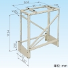 日晴金属 布基礎用架台 《クーラーキヤッチャー》 使用荷重50kg 布基礎用架台 《クーラーキヤッチャー》 使用荷重50kg C-NK 画像2