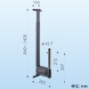 日晴金属 パラボラキヤッチャー 窓枠用 取付パイプ径φ42.7mm パラボラキヤッチャー 窓枠用 取付パイプ径φ42.7mm PAX-NM 画像2