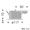 遠藤照明 LEDユニバーサルダウンライト 高気密SB形 Disk75 FHT24W器具相当 埋込穴φ100mm 調光対応 GX53-1a口金 ランプ別売 白 LEDユニバーサルダウンライト 高気密SB形 Disk75 FHT24W器具相当 埋込穴φ100mm 調光対応 GX53-1a口金 ランプ別売 白 ERD9166W 画像2