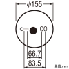 オーデリック LED非常用照明器具 電池内蔵形(専用形) 直付型 中天井(〜6m)用 ハロゲン30W相当 LED一体型 昼白色 天井面取付専用 自己点検機能付 ホワイト LED非常用照明器具 電池内蔵形(専用形) 直付型 中天井(〜6m)用 ハロゲン30W相当 LED一体型 昼白色 天井面取付専用 自己点検機能付 ホワイト OR036609P2 画像3