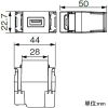 アメリカン電機 埋込USB給電コンセント USB1個口 2.4A 5V 差し込み式 知能IC搭載 白 埋込USB給電コンセント USB1個口 2.4A 5V 差し込み式 知能IC搭載 白 A100W 画像2