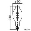 岩崎電気 セラミックメタルハライドランプ ≪セラルクス≫ 250W 拡散形 BUD形 白色 E39口金 セラミックメタルハライドランプ ≪セラルクス≫ 250W 拡散形 BUD形 白色 E39口金 M250FCE-W/BUD 画像2