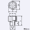 岩崎電気 ソケットレジューサ 屋内・屋外用 適合電線管22-16 ソケットレジューサ 屋内・屋外用 適合電線管22-16 EXSR22-16 画像2