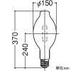 岩崎電気 メタルハライドランプ ≪FECマルチハイエース≫ 700W FECスタータ内蔵形 透明形 BUS形 E39口金 メタルハライドランプ ≪FECマルチハイエース≫ 700W FECスタータ内蔵形 透明形 BUS形 E39口金 M700LS/BUS 画像2