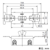 神保電器 埋込クワイトスイッチ 20A 300V 片切 埋込クワイトスイッチ 20A 300V 片切 SF-120-1 画像3