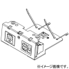 TERADA(寺田電機製作所) 複合器具ブロック ≪テラコン≫ 接地2P15A125V平刃×1+CAT5E×1 SSSシリーズ用 マルチタイプ SSS120