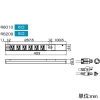 TERADA(寺田電機製作所) 【受注生産品】100Vコンセントバー コンパクトタイプ 20A 接地2P15A125V抜止×6口 コード長3m 【受注生産品】100Vコンセントバー コンパクトタイプ 20A 接地2P15A125V抜止×6口 コード長3m R6010-3M 画像2