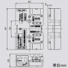 TERADA(寺田電機製作所) ブロックコンセント 2分岐 接地2P15A125V抜止 防塵シャッター付 ホワイト ブロックコンセント 2分岐 接地2P15A125V抜止 防塵シャッター付 ホワイト XYZ80002W 画像2