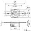 神保電器 埋込接地コンセント 2PE 15A 125V チョコ 埋込接地コンセント 2PE 15A 125V チョコ 1136A-C 画像2