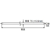 プリンス電機 T5スリム蛍光灯 ケーライン 高周波点灯専用形 3波長形昼光色 G5口金 管長1200mm T5スリム蛍光灯 ケーライン 高周波点灯専用形 3波長形昼光色 G5口金 管長1200mm FLK32ED/1200 画像2