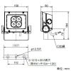 岩崎電気 LED投光器 《LEDioc FLOOD NEO》 屋外・屋内用 耐塩仕様 20クラス 超広角タイプ 昼白色 電源ユニット内蔵形 ホワイト LED投光器 《LEDioc FLOOD NEO》 屋外・屋内用 耐塩仕様 20クラス 超広角タイプ 昼白色 電源ユニット内蔵形 ホワイト ECF2040SW/NSAN8/W 画像3