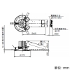 岩崎電気 軒下用LEDダウンライト 《LEDioc》 防雨形 クラス350 コンパクト形蛍光ランプFHT42W×2相当 PMW調光 埋込穴φ150mm 昼白色 電源ユニット別置形 軒下用LEDダウンライト 《LEDioc》 防雨形 クラス350 コンパクト形蛍光ランプFHT42W×2相当 PMW調光 埋込穴φ150mm 昼白色 電源ユニット別置形 EDLW35023W/NSAZ9 画像2