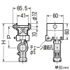 未来工業 【受注生産品】エンドカッシャー レースウェイ用 70E型 割ピン付 ケーブル径φ10〜20mm 吊り数2 【受注生産品】エンドカッシャー レースウェイ用 70E型 割ピン付 ケーブル径φ10〜20mm 吊り数2 CK-70E-2 画像2