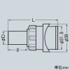 未来工業 ドレン配管アダプター VP・VU接続用 VP20・VE22・DP20用付属品用 75用スペーサー付 グレー ドレン配管アダプター VP・VU接続用 VP20・VE22・DP20用付属品用 75用スペーサー付 グレー DA-ASV20 画像2