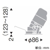 遠藤照明 LEDグレアレスユニバーサルダウンライト 900・600TYPE 12V IRCミニハロゲン球50W・110Vφ50省電力ダイクロハロゲン球50W形40W器具相当 埋込穴φ75mm 広角配光 温白色 鏡面コーン・白枠 電源別売 LEDグレアレスユニバーサルダウンライト 900・600TYPE 12V IRCミニハロゲン球50W・110Vφ50省電力ダイクロハロゲン球50W形40W器具相当 埋込穴φ75mm 広角配光 温白色 鏡面コーン・白枠 電源別売 ERD5440WD 画像2