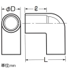 未来工業 J管エルボ 適合管VE22 ミルキーホワイト J管エルボ 適合管VE22 ミルキーホワイト VEL-22M 画像2