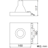 遠藤照明 LEDアッパーペンダントライト フラットタイプ 連結端用 JDR TYPE 110Vφ50省電力ダイクロハロゲン球50W器具相当 E11口金 白 ランプ・吊具別売 LEDアッパーペンダントライト フラットタイプ 連結端用 JDR TYPE 110Vφ50省電力ダイクロハロゲン球50W器具相当 E11口金 白 ランプ・吊具別売 ERP7525W 画像2