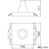 遠藤照明 LEDアッパーペンダントライト フラットタイプ 連結中間用 JDR TYPE 110Vφ50省電力ダイクロハロゲン球50W器具相当 E11口金 黒 ランプ・吊具別売 LEDアッパーペンダントライト フラットタイプ 連結中間用 JDR TYPE 110Vφ50省電力ダイクロハロゲン球50W器具相当 E11口金 黒 ランプ・吊具別売 ERP7524B 画像2