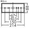 DAIKO LEDシャンデリア 白熱灯60W×4灯相当 非調光タイプ LED18.8W 電球色 ホワイトブロンズ LEDシャンデリア 白熱灯60W×4灯相当 非調光タイプ LED18.8W 電球色 ホワイトブロンズ DCH-41896Y 画像2