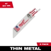 ミルウォーキー milwaukee THIN KERF金工用レシプロソーブレード 24TPI 101mm(5本パック) 48-00-5185