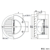 日本キヤリア(東芝) 防火ダンパー付ベントキャップ φ150用 温度ヒューズ72℃ ガラリ付 ステンレス製 防火ダンパー付ベントキャップ φ150用 温度ヒューズ72℃ ガラリ付 ステンレス製 DV-202VDPV 画像2