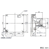 日本キヤリア(東芝) パイプ用ファン 小風量形 インテリアパネルタイプ トイレ・洗面所・居間用 接続ダクトφ100mm 本体スイッチ付 パイプ用ファン 小風量形 インテリアパネルタイプ トイレ・洗面所・居間用 接続ダクトφ100mm 本体スイッチ付 VFP-8WSSL3 画像2