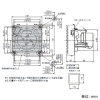日本キヤリア(東芝) パイプ用ファン 《プチファン》 風量形 格子タイプ トイレ・洗面所・居間用 接続ダクトφ100mm 本体スイッチ・SL端子付 パイプ用ファン 《プチファン》 風量形 格子タイプ トイレ・洗面所・居間用 接続ダクトφ100mm 本体スイッチ・SL端子付 VFP-C8CSS 画像2