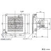 日本キヤリア(東芝) パイプ用ファン 大風量形 格子タイプ トイレ・洗面所・居間用 接続ダクトφ100mm 本体スイッチ・SL端子付 パイプ用ファン 大風量形 格子タイプ トイレ・洗面所・居間用 接続ダクトφ100mm 本体スイッチ・SL端子付 VFP-8CSSP3 画像2