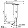 DAIKO LEDハイポール 灯具のみ 防雨形 ポール取付専用 拡散配光 高さ5246mm 水銀灯250W相当 非調光タイプ LED76W 昼白色 ポール別売 LEDハイポール 灯具のみ 防雨形 ポール取付専用 拡散配光 高さ5246mm 水銀灯250W相当 非調光タイプ LED76W 昼白色 ポール別売 LZW-93604WD 画像2