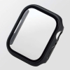 ELECOM Apple Watch 45mm用フルカバーケース 高透明 ブラック AW-22AFCGOBK